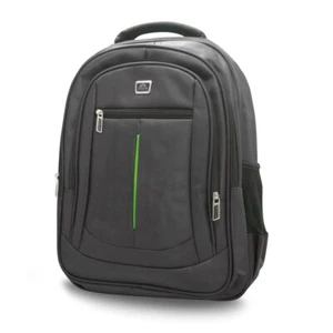 Rucksack für Laptop 15,6" iPad Netbook  Schulrucksack  Schwarz Wasserdicht A4 - Bild 1 von 1