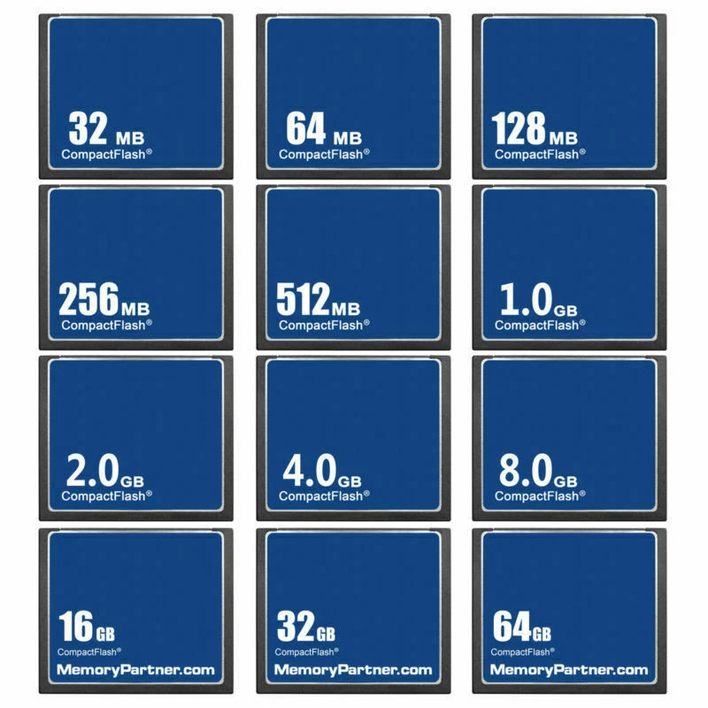 OEM CF 1GB 2GB 4GB 8GB 16GB 32 64GB 32/64/128/256/512MB CompactFlash Memory Card - Image 1 of 4