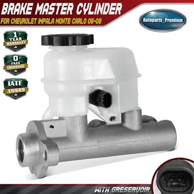 Cilindro maestro de freno con depósito para Chevrolet Impala Monte Carlo 06-08 1 pulg. Foto 1 de 4