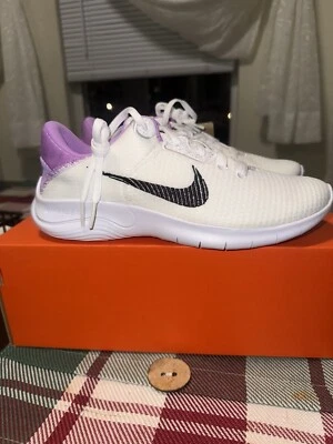 Talla 8.5-Nike Mujer Flex Experience RN 11 NN Blanco/Fucsia Rush Foto 1 de 4