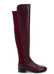 Nuevo con etiquetas $700 Stuart Weitzman City Cuero Sobre la Rodilla Bota Arándano EE. UU. 6B/EU36.5 - Imagen 1 de 20