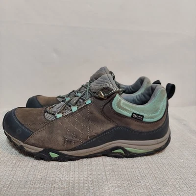 Oboz Women's Sapphire B-Dry Hiking Trail Shoes Gray Blue Womens 10.5 - Image 1 of 4