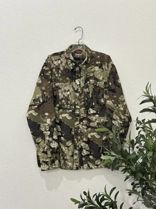 Simms Double Haul Long Sleeve Veil Camo Button Down Shirt Size Medium Hunting - Picture 1 of 10