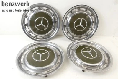 Mercedes W108 W116 W114 W115 W123 4X Radkappe Chrom 14 Zoll ORIGINAL 1154010324✔ - Bild 1 von 4