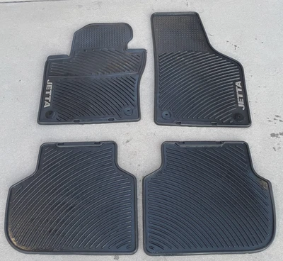 2011-2018 Volkswagen Jetta Monster Rubber Floor Mats Set OEM Used Foto 1 de 4