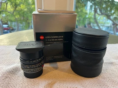 Leica 11663 35mm F1.4 Summilux-M ASPH Fle 6-Bit Lens Black - Image 1 of 4