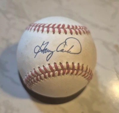 GARY CARTER AUTOGRAPHED SIGNED NATIONAL LEAGUE BASEBALL JSA COA METS EXPOS - Image 1 of 3