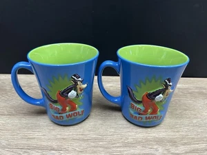 Authentische Original Disney Store "BIG BAD WOLF" 3D erhöhte Teetasse Kaffeetasse Set - Bild 1 von 11