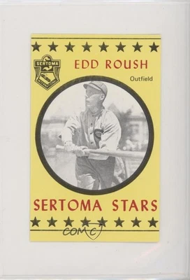 1977 Sertoma Stars Puzzle Backs Edd Roush HOF 0a3 - Изображение 1 из 3