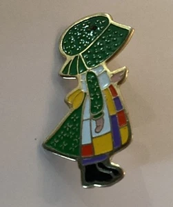 F/Vintage Holly Hobbie Pin Badge 1980’s ? - Picture 1 of 2