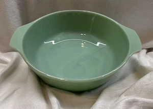 Vintage MCM Anchor Hocking Fire King 2000 Kasserolle mit Jadeit bedeckt 2 Quart - Bild 1 von 2