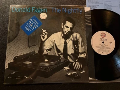 DONALD FAGEN The Nightfly LP WB 9 23696-1 Orig 1982 RL SHRINK w/ HYPE EX - Image 1 of 4