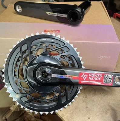 SRAM Force D2 AXS Carbon 2x 12s 170mm Road Bike Crankset 48/35T DUB  - Image 1 of 3