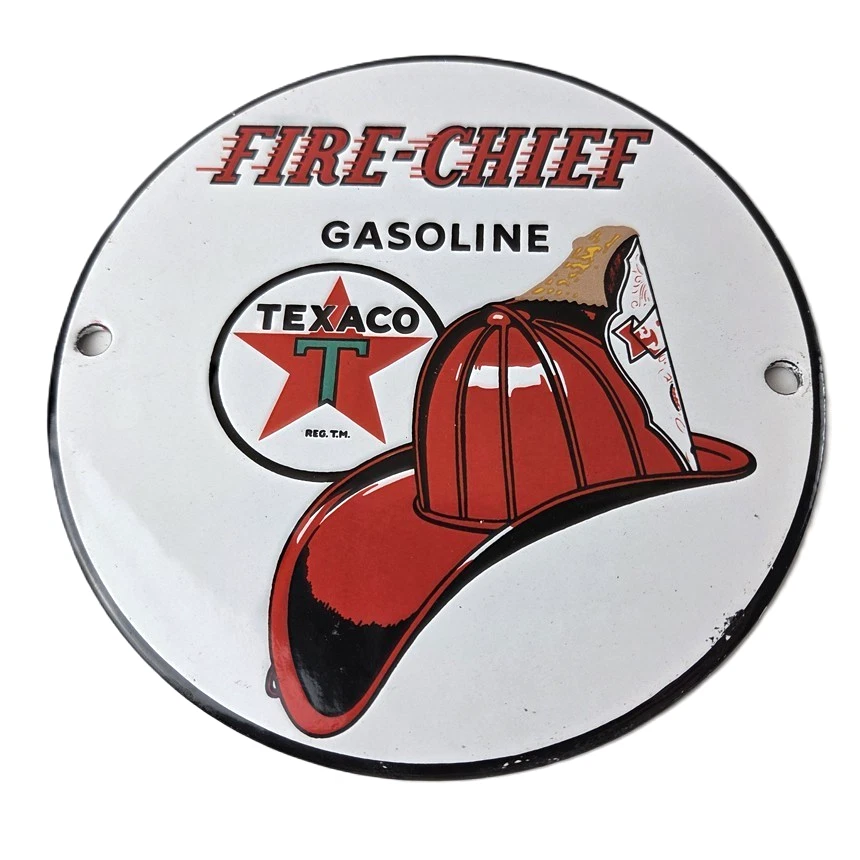 texaco fire chief pump sign products for sale | eBay
