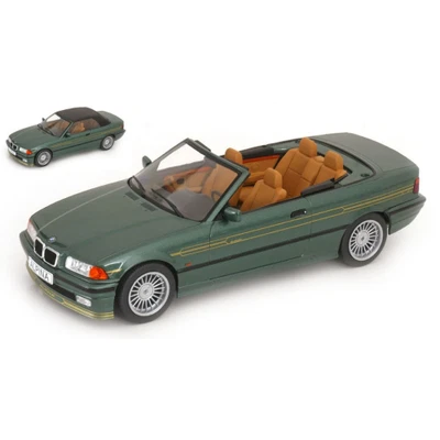 BMW ALPINA B3 3.2 CONVERTIBLE 1996 METALLIC GREEN 1:18 Modelcargroup Auto Strada - Immagine 1 di 3