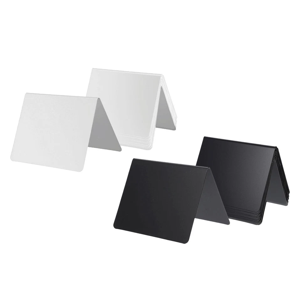 12x Table Signs Small Chalkboards Signs Place Cards Blackboard Tag Message Board - Image 1 of 1