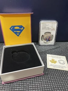 2015 S$20 DC Comics Superman SUPERMAN NGC Pf70 Includes Ogp & Coa - Picture 1 of 8