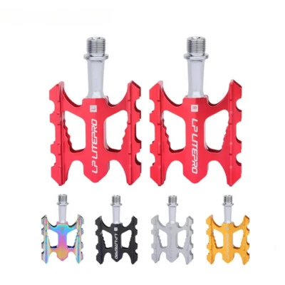 Folding Bicycle Pedal Alloy Non-slip DU Sealed Bearing MTB Road BMX Bike Pedals - Image 1 of 4