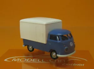 Brekina 32451 VW T1b Kofferaufbau blau/weiss 1:87 Neu Modell - Bild 1 von 1