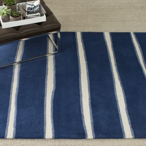 SAFAVIEH Martha Stewart MSR3617C Wrought Iron / Navy Rug - Picture 1 of 14