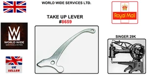 SINGER 29K TAKE UP LEVER #8659 INDUSTRIAL SEWING MACHNE PART - Picture 1 of 3