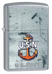 Accendino Zippo US NAVY Street cromato forza marina militare flotta NUOVO IMBALLO ORIGINALE - Foto 1 di 3