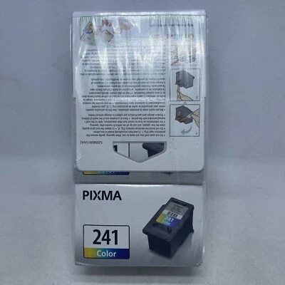Paquete de 3 cartuchos de tinta de color originales Canon CL-241 Pixma 241 Foto 1 de 4