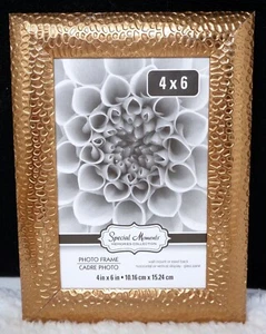 SPECIAL MOMENTS Hammered Copper-Look 5.5 x 7.5 Picture Frame - Picture 1 of 3