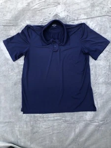 BCG Mens Golf Polo Shirt Navy Size Large - Picture 1 of 8