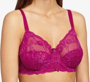 Sujetador Bestform Anatalya Iris Rosa 32DD Con Aros Encaje Copas Sin Relleno Soporte - Imagen 1 de 2