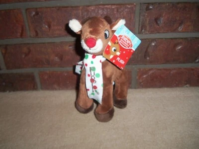 NUEVO, PELUCHE RUDOLPH EL RENO NARIZ ROJA 7" Foto 1 de 4