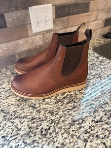 Red Wing Heritage Classic Chelsea Boots Mens Size 8D Brown Leather Made in USA - Picture 1 of 10