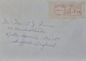 Franked Addressed Envelope, Postmark Nashua 13 April 1981 - Picture 1 of 2