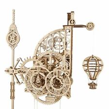 UGEARS Mechanical 3D Puzzle Wooden AERO WALL CLOCK Model for self-assembly