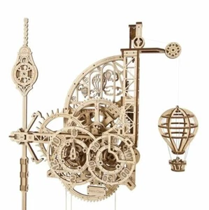 UGEARS Mechanical 3D Puzzle Wooden AERO WALL CLOCK Model for self-assembly - Picture 1 of 7