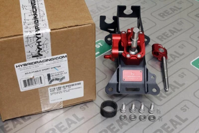 Conjunto de palanca de cambios corta Hybrid Racing 2007-2013 Honda Fit L15A y 02-15 rojo jazz Foto 1 de 4