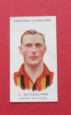 ORIGINAL CIGARTTE CARD BY CARRERAS - FOOTBALLERS 1934 - Image 1 of 2