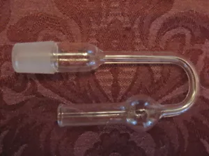 Glass U-Shaped 4-1/4" Drying Tube w/19/22 Inside Joint - Picture 1 of 1