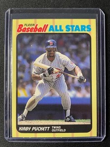 1989 Fleer Baseball All Stars Kirby Puckett #32 of 44 Twins!!!