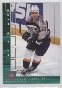 2001-02 ITG Be A Player Memorabilia Emerald /10 Scott Walker #113
