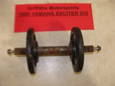 Yamaha Exciter 1989 ex570 86M OEM interior pista media ralentí ruedas bogie eje Foto 1 de 4