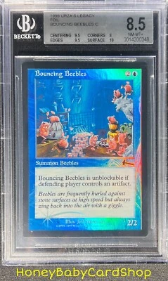 MTG Urza's Legacy Foil 1999 Bouncing Beebles BGS 8.5 NM/MT+ Silver Age Staple - Image 1 of 4