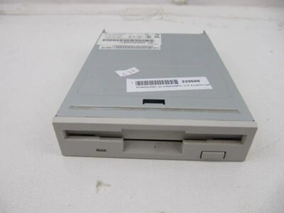 Floppy Disk Drive FDD 3.5” 1.44MB Beige PANASONIC JU-256A048PC Genuine Vintage - Image 1 of 4