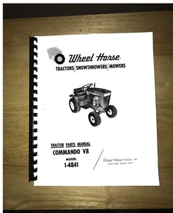 Wheel Horse Commando V8 Parts Manual Model 1-4841 - Picture 1 of 1