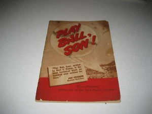 1940's Play Ball Son Baseball Book....Ford Motor Co. - Picture 1 of 5