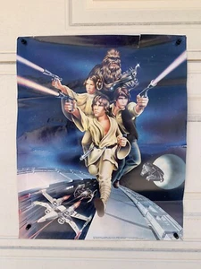 Póster de película Star Wars 1978 Cascade Cheer Dawn promoción solo correo 18x23 RARO 177 - Imagen 1 de 6