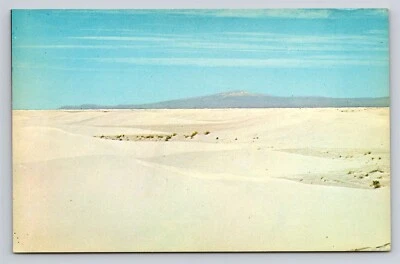 White Sands National Monument New Mexico Sea of Sand Dunes Vintage NM Postcard - Image 1 of 3