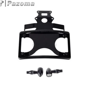 Rear License Plate Bracket w/Hidden Type Mini LED Turn Lamp For Harley S RH1250S - Picture 1 of 8