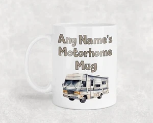 Personalised Motorhome Mug Gift Nice Cute Novelty Holiday Travel Vacation Cup - Picture 1 of 5