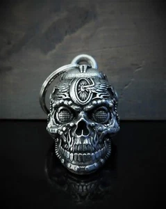 Motorhead Skull Motorcycle Ride Bell Biker Gremlin Gift Good Luck BB-111, USA - Picture 1 of 11